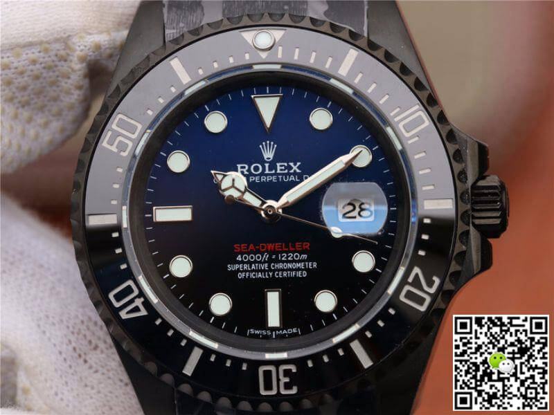 Replica R01ex Deepsea Sea-Dweller 116660 1:1 Best Edition Swiss ETA2836 Gradient Dial