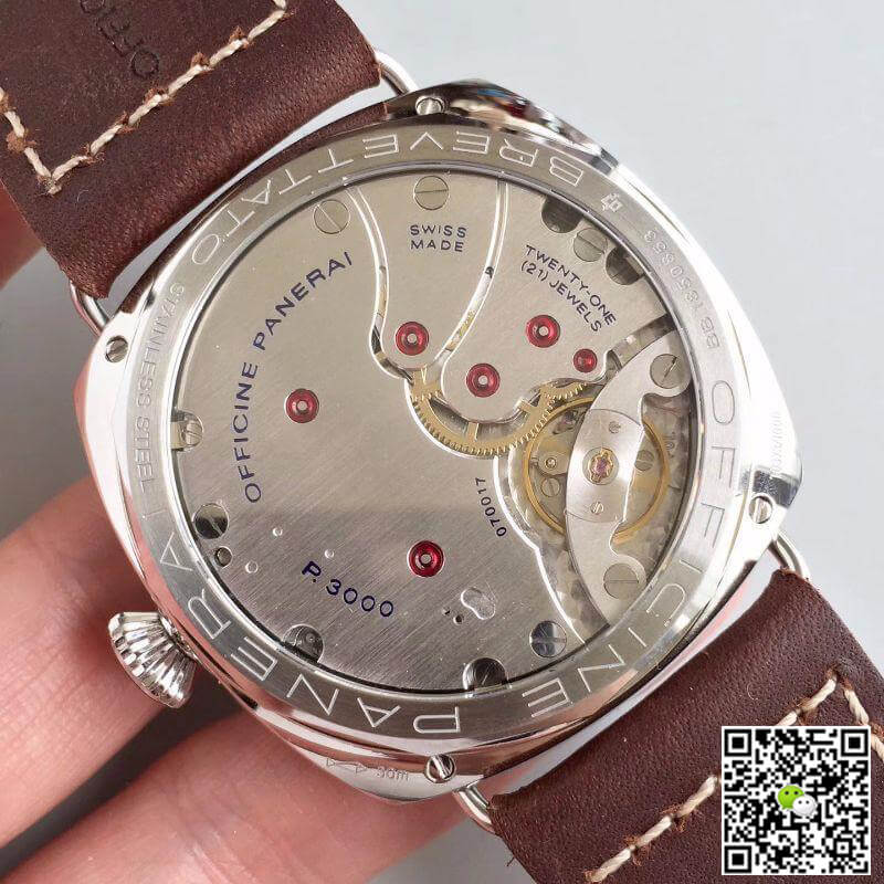 Pa*e*a1 Replica Radiomir PAM687 ZF Factory 1:1 Best Edition Swiss ETA P3000 S*perlumed Shaded Brown Dial