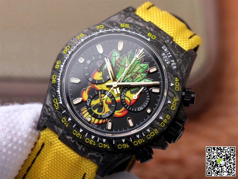 R01ex Daytona Replica Cosmos Color Skull 1:1 Best Edition WWF Factory Swiss ETA7750