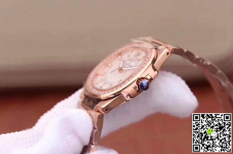 Replica Pat*k Phi1i*pe Nautilus Ladies 7010/1R-011 1:1 Best Edition Swiss Quartz E23-250 S C