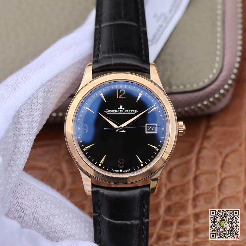 Replica Jaeger LeCoultre Master Control Date Q1542520 ZF Factory 1:1 Best Edition Swiss ETA9015 Black Dial