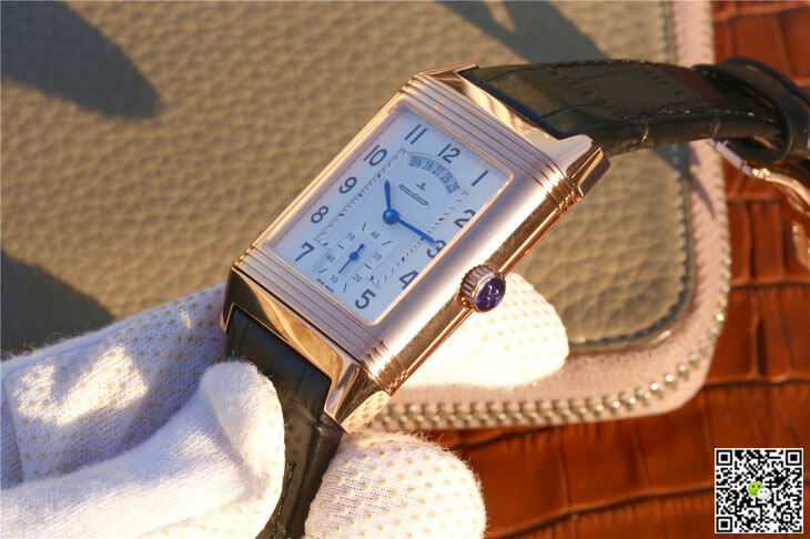Jaeger Lecoultre Replica Reverso Q2712510 1:1 Best Edition Rose Gold Silver Dial
