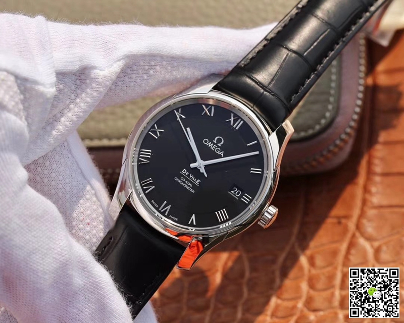 Replica 0me*ga De Ville 431.13.41.21.01.001 1:1 Best Edition VS Factory Black Dial Swiss ETA8500