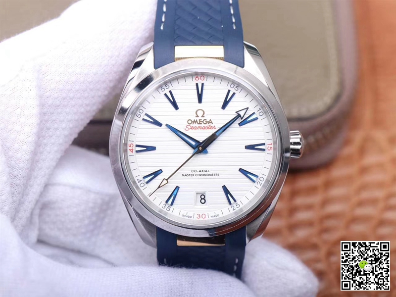 Replica 0me*ga Seamaster 220.12.41.21.02.004 1:1 Best Edition Ryder Cup VS Factory White Dial Swiss ETA8900