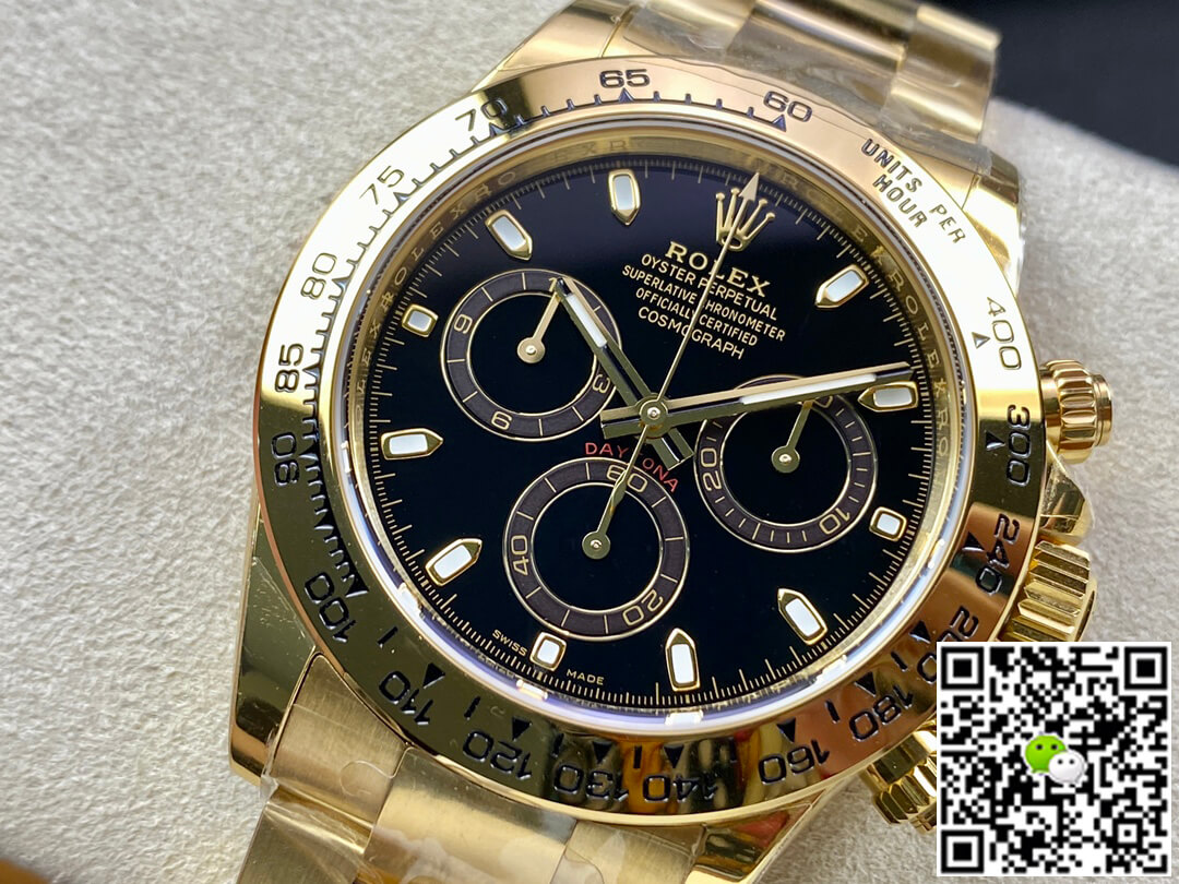 Replica R01ex Daytona M116508-0004 1:1 Best Edition BT Factory Yellow Gold