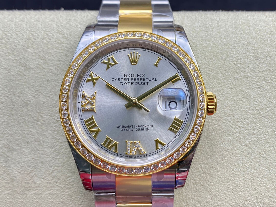 Replica R01ex Datejust M126283RBR-0018 1:1 Best Edition EW Factory Silver Dial