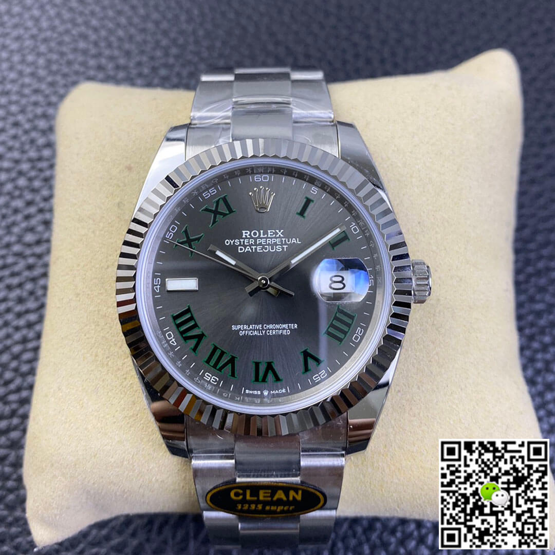 Replica R01ex Datejust M126334-0021 1:1 Best Edition Clean Factory Grey Dial
