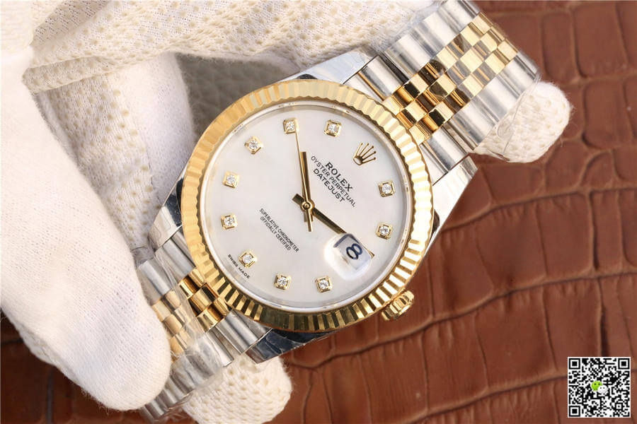 Replica R01ex Datejust M126333-0018 1:1 Best Edition EW Factory Yellow Gold