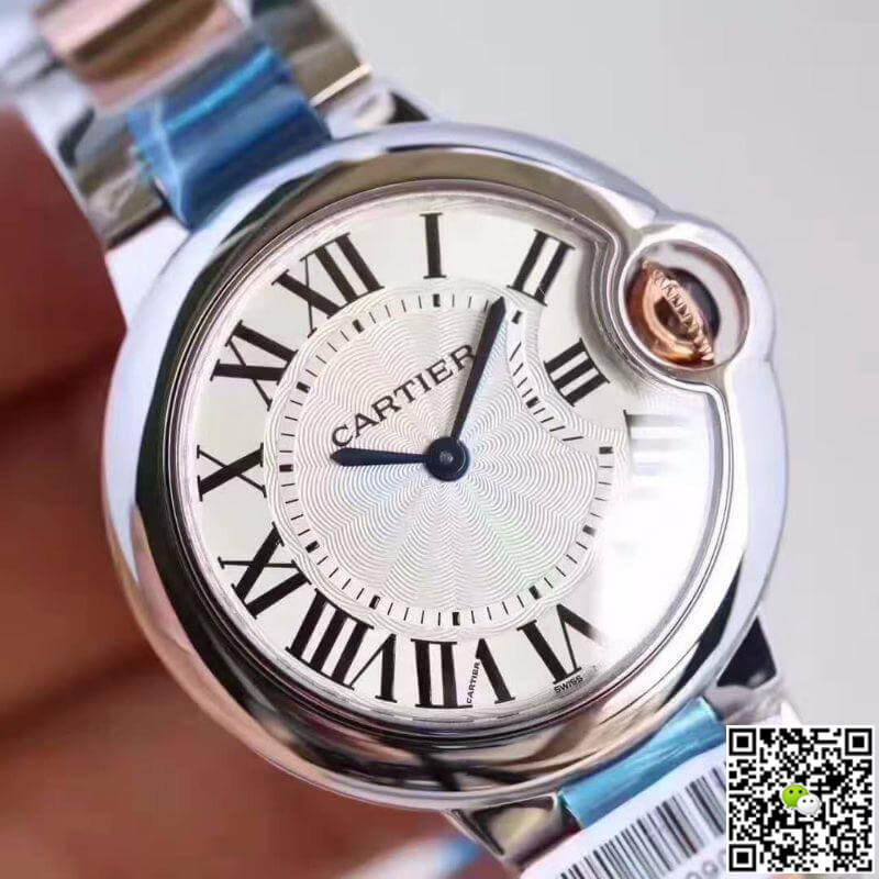 Replica Ballon Bleu De Ca*t1er W6920084 V6 Factory 1:1 Best Edition Swiss Ronda Quartz White Dial