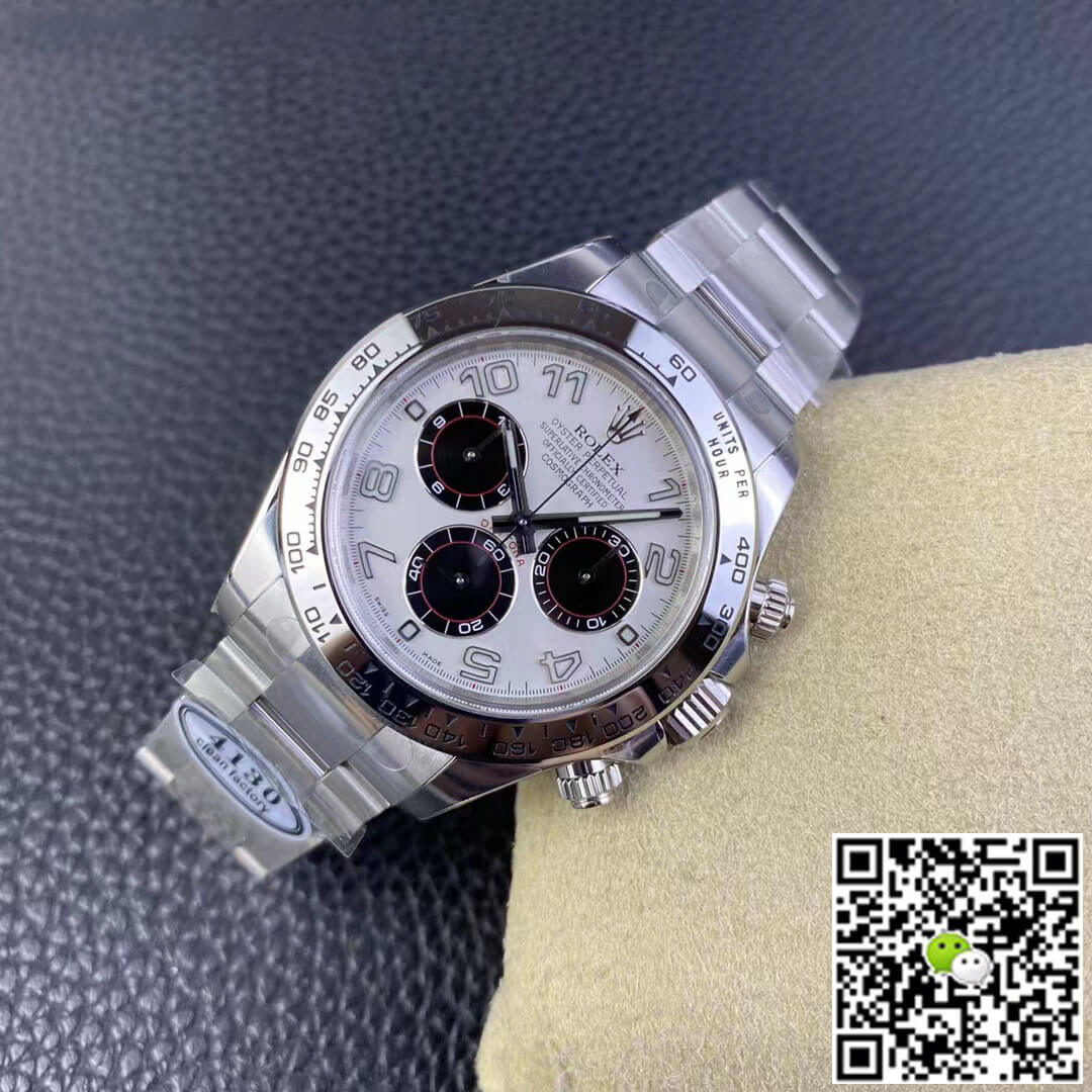 Replica R01ex Cosmograph Daytona 1:1 Best Edition Clean Factory V3 Stainless Steel White Dial