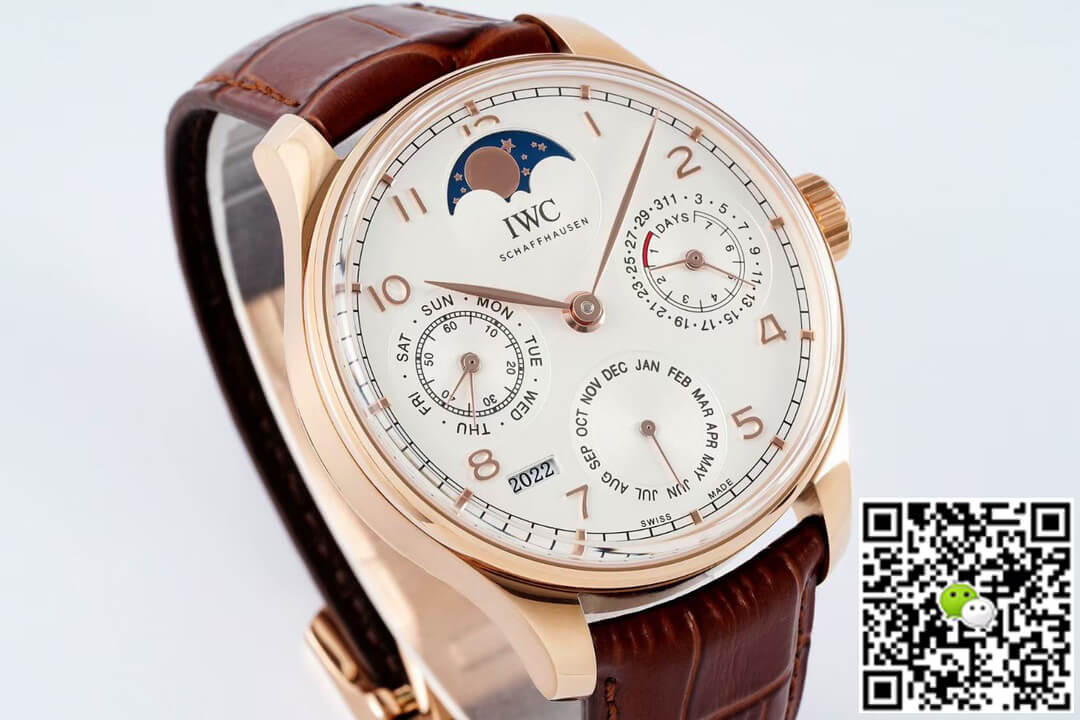 Replica IWC Portuguese Perpetual Calendar IW503302 1:1 Best Edition APS Factory Red Gold