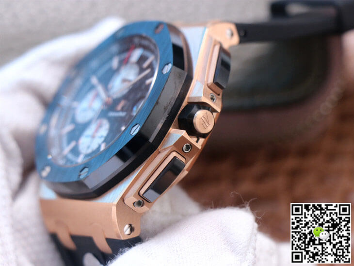 Replica Audemars P1g*et Royal Oak Offshore 26401RO.OO.A002CA.01 1:1 Best Edition JF Factory Black Dial