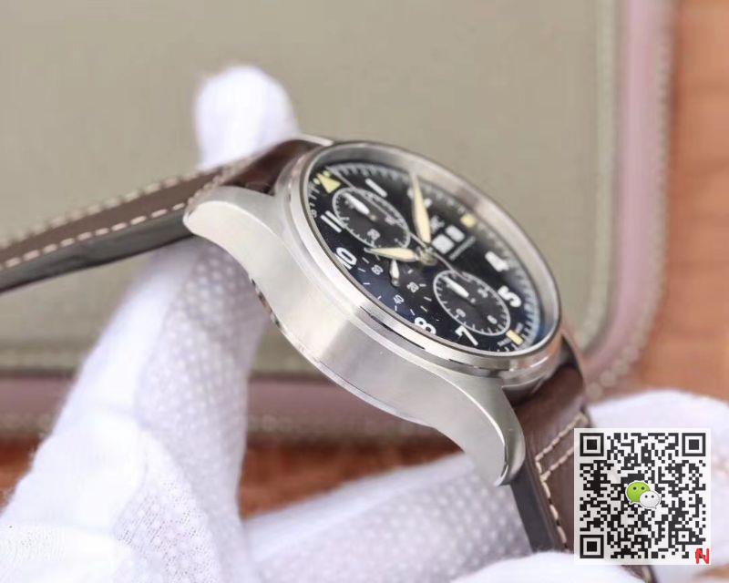 Replica IWC Pilot IW387903 2019 New Spitfire Chronograph ZF Factory 1:1 Best Edition Stainless Steel Case Swiss ETA7750