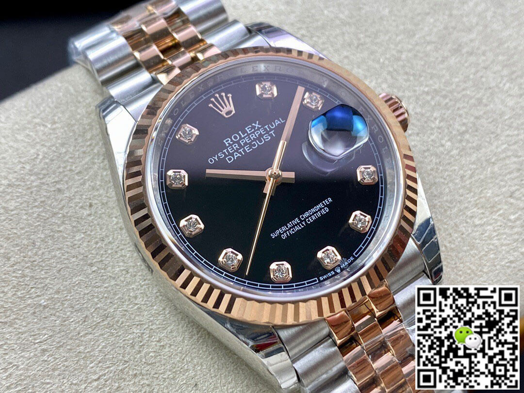 Replica R01ex Datejust M126231-0019 1:1 Best Edition EW Factory Black Dial
