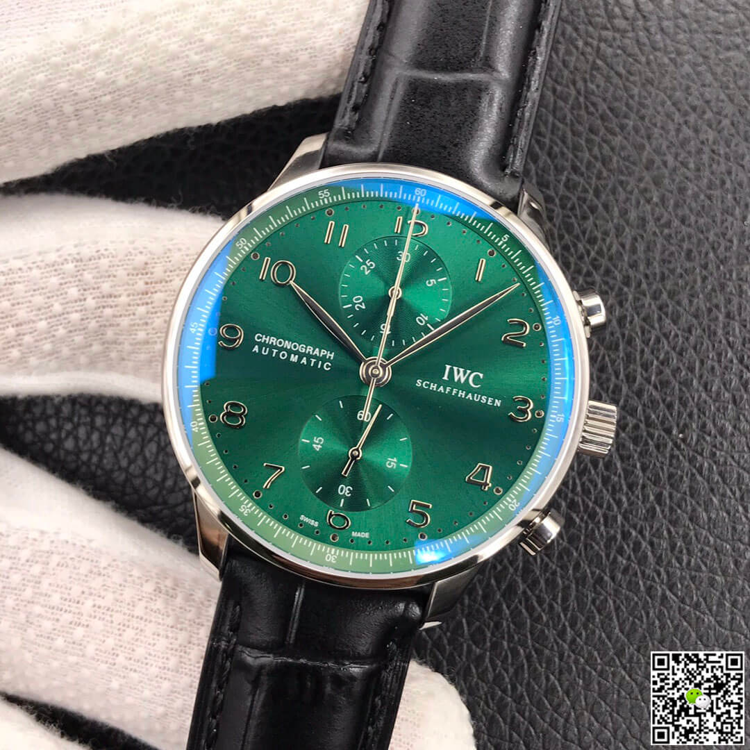 Replica IWC Portugieser IW371615 1:1 Best Edition ZF Factory Green Dial