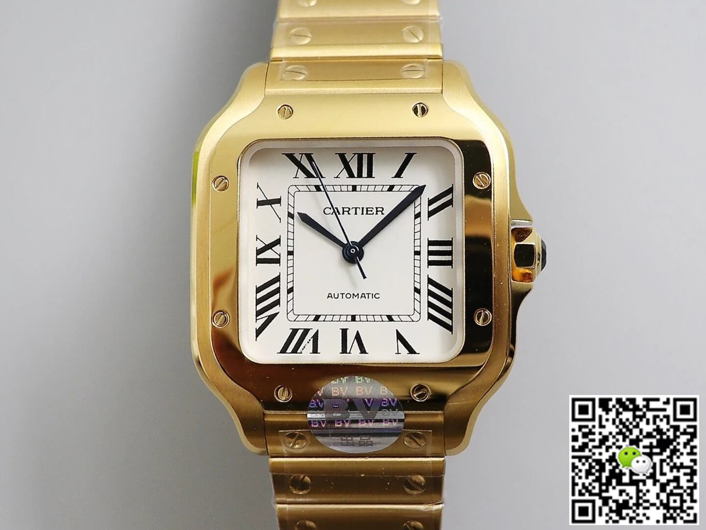Ca*t1er Watch Rep De Santos W20112Y1 1:1 Best Edition BV Factory White Dial