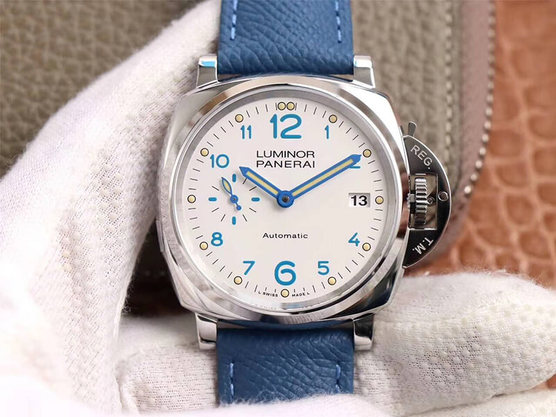 Replica Pa*e*a1 Luminor Due PAM906 1:1 Best Edition VS Factory White Dial Swiss ETA