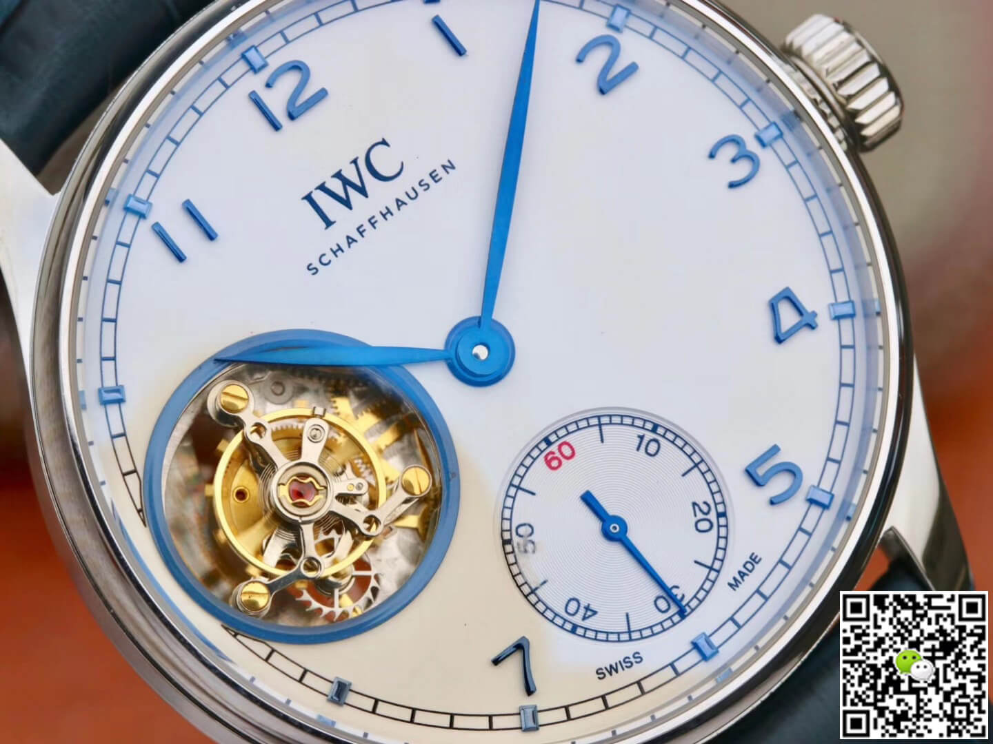 Replica IWC Portuguese Tourbillon 1:1 Best Edition ZF Factory Stainless Steel