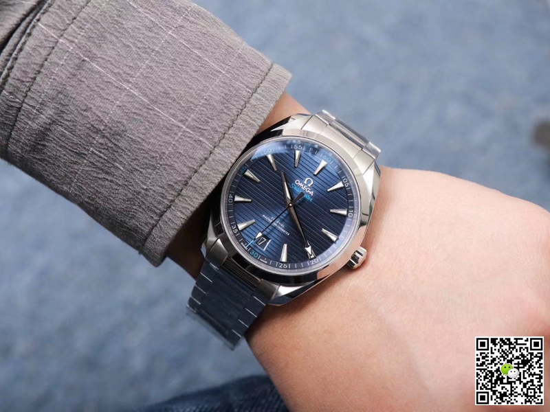 Replica 0me*ga Seamaster 220.10.41.21.03.001 1:1 Best Edition VS Factory Blue Dial Swiss ETA8900