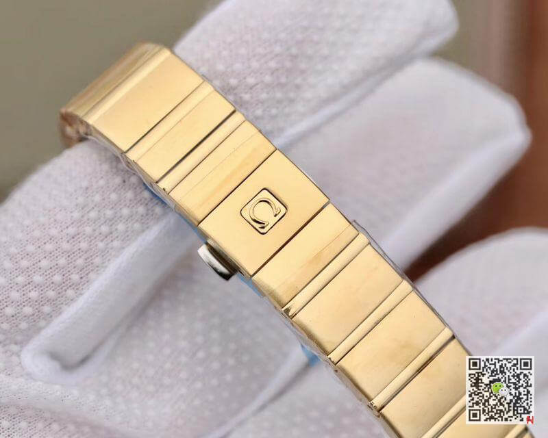 Replica 0me*ga Constellation Quartz Ladies 18K Yellow Gold TW Factory 1:1 Best Edition Swiss Eta Quartz 1376