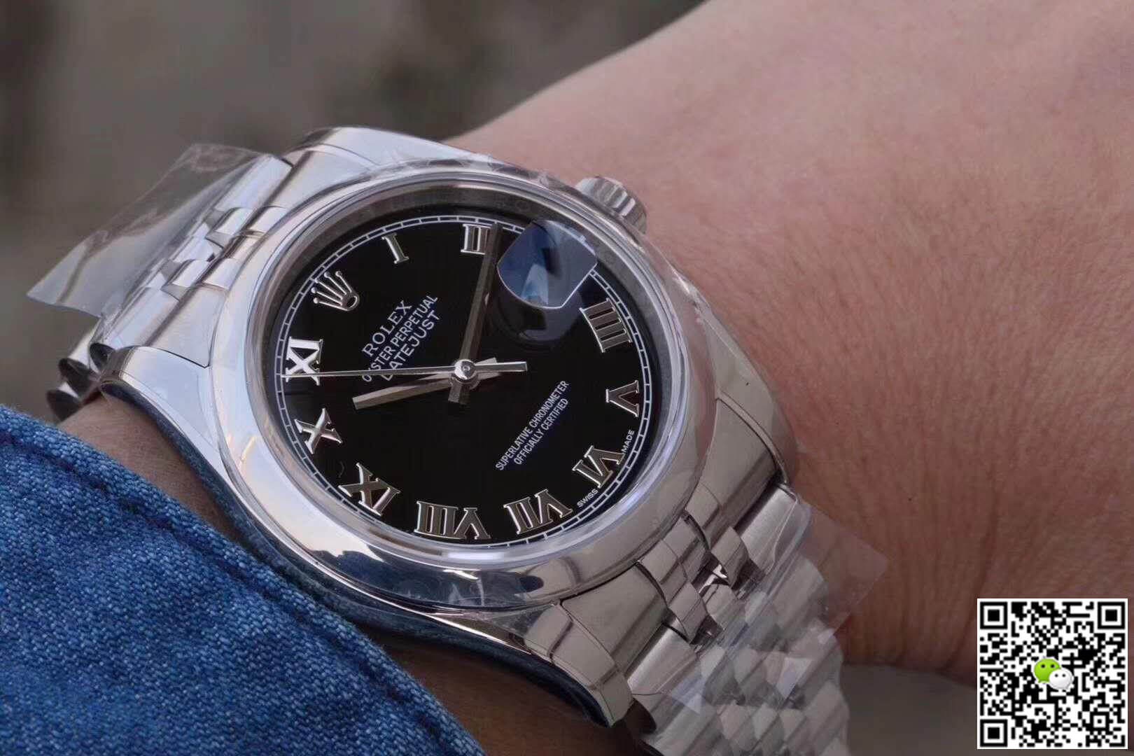 R01ex Dupe Datejust 36mm 116234 1:1 Best Edition Swiss ETA3135 Black Dial