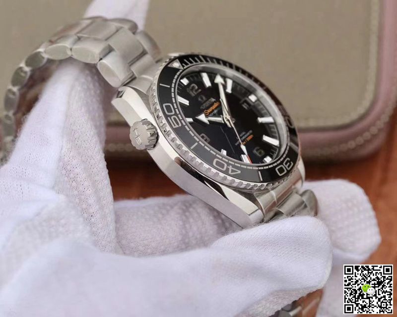 Replica 0me*ga Seamaster 215.30.44.21.01.001 1:1 Best Edition VS Factory Black Ceramic Dial Swiss 8900