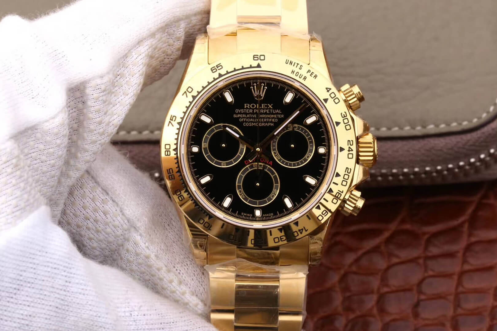 Replica R01ex Daytona Cosmograph M116508-0004 1:1 Best Edition JH Factory Black Dial
