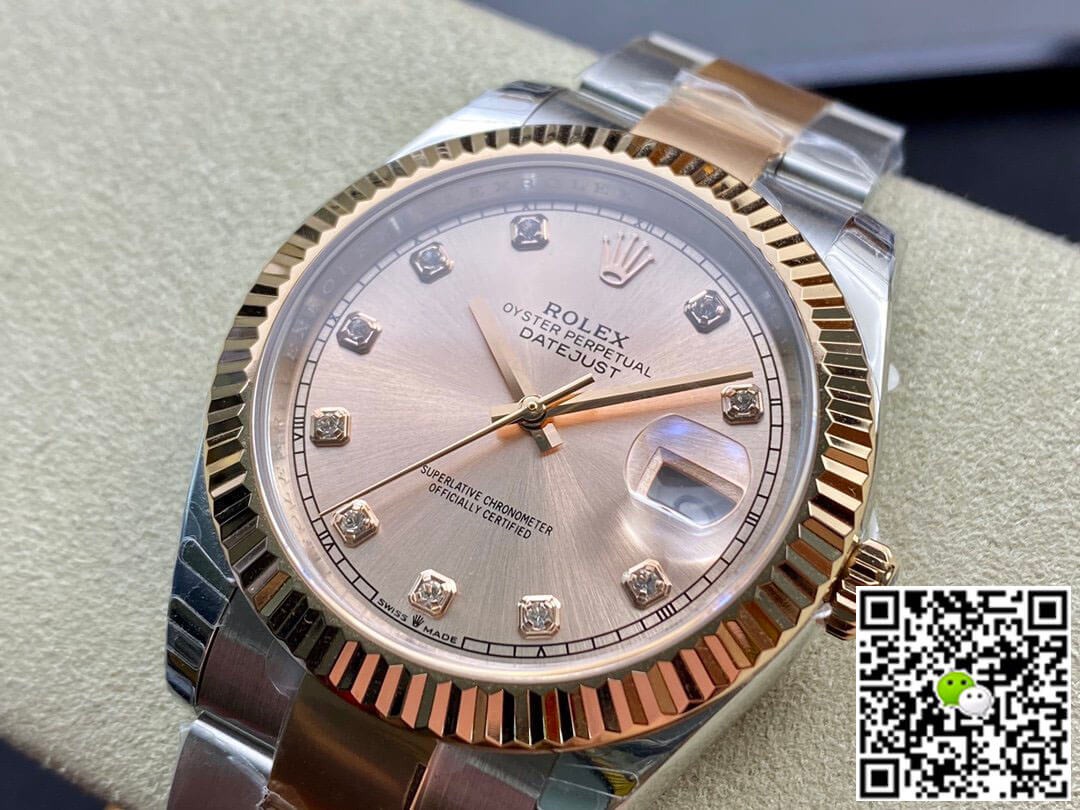 Replica R01ex Datejust M126331-0007 41MM 1:1 Best Edition EW Factory V3 Pink Dial
