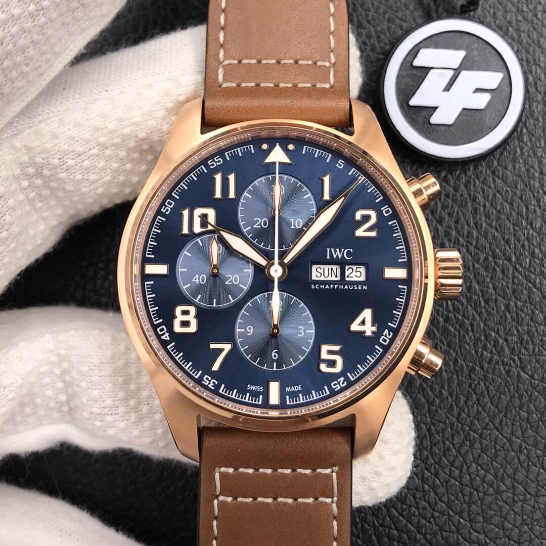 Replica IWC Pilot IW377721 1:1 Best Edition ZF Factory Rose Gold