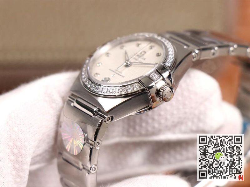 Replica 0me*ga Constellation 131.15.29.20.52.001 1:1 Best Edition 3S Factory V5 Silver D1am0nd Bezel Swiss NH05