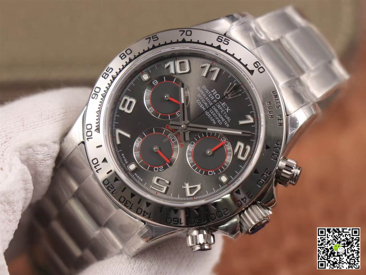 Replica R01ex Daytona Cosmograph 116509 1:1 Best Edition JH Factory Black Dial