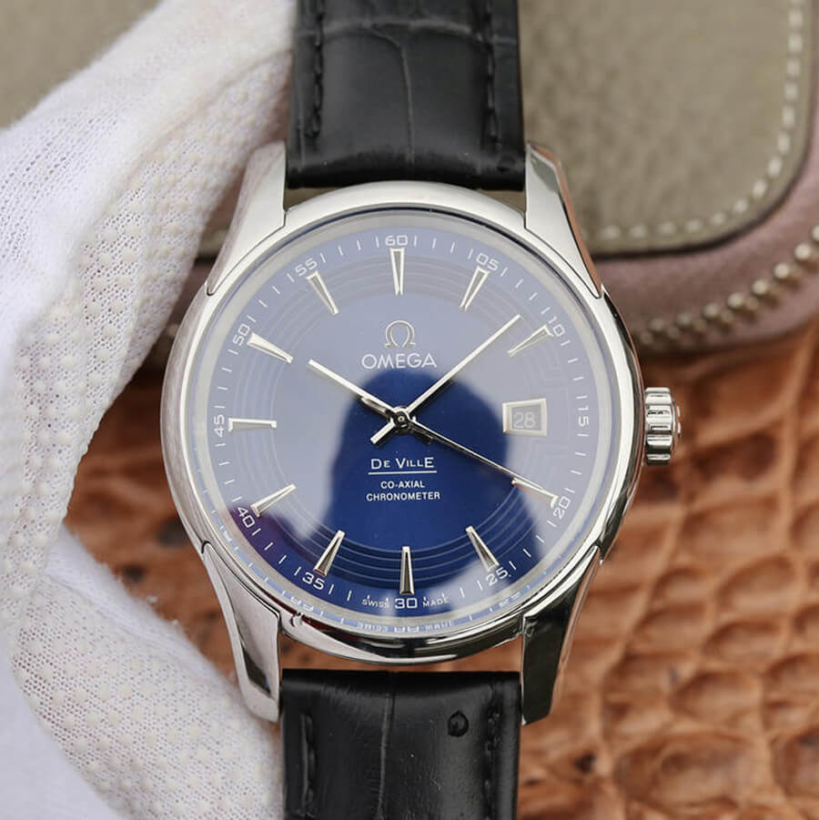 Replica 0me*ga De Ville 431.33.41.21.03.001 1:1 Best Edition VS Factory Dark Blue Dial