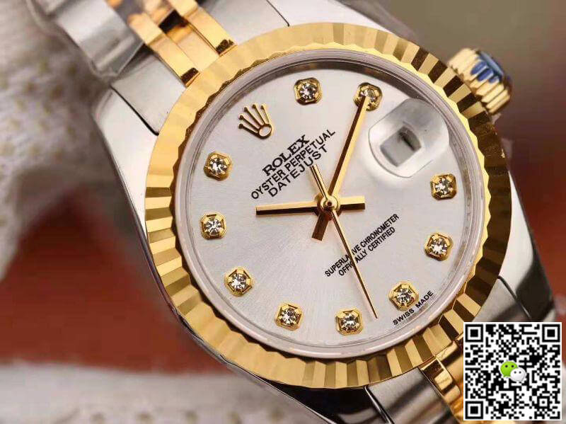 Replica R01ex Lady Datejust 28MM 1:1 Best Edition Swiss Original Imported NH05 18K Gold Plated