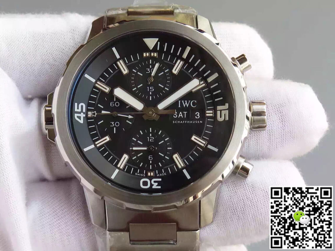 Replica IWC Aquatimer IW376804 1:1 Best Edition V6 Factory Black Dial