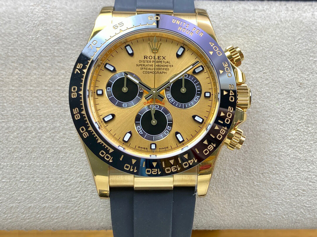 Replica R01ex Daytona M116518LN-0048 1:1 Best Edition BT Factory Champagne Dial