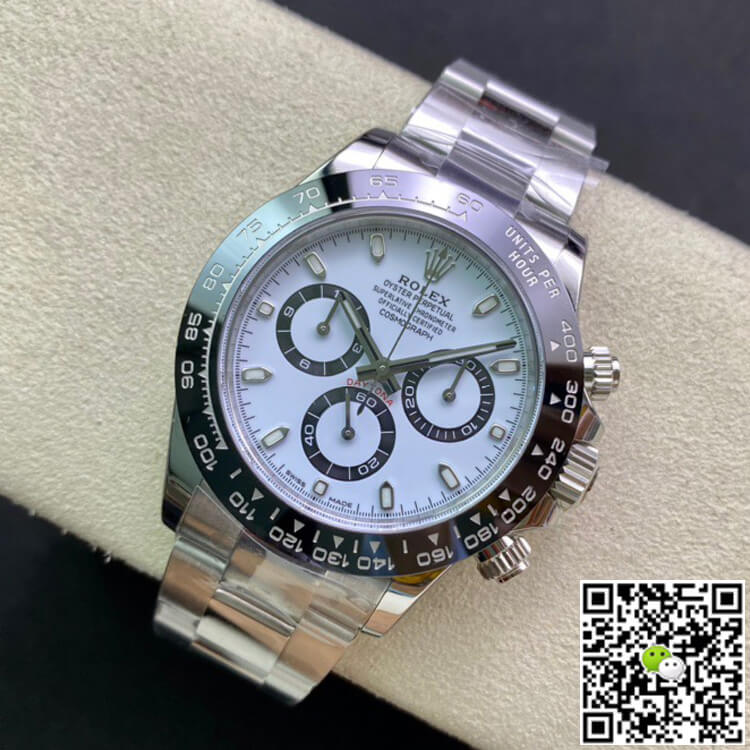 Replica R01ex Cosmograph Daytona M116500LN-0001 1:1 Best Edition Clean Factory White Dial
