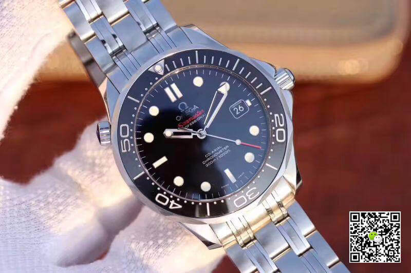 Replica 0me*ga Seamaster Diver 300m 212.30.41.20.01.003 MKS Factory Mechanical Watches 1:1 Best Edition Swiss ETA2824 Black Dial