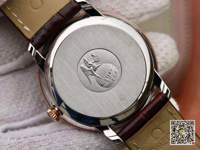 Replica 0me*ga De Ville Prestige 424.23.40.20.13.001 TW Factory 1:1 Best Edition Swiss ETA2824 Brown Dial