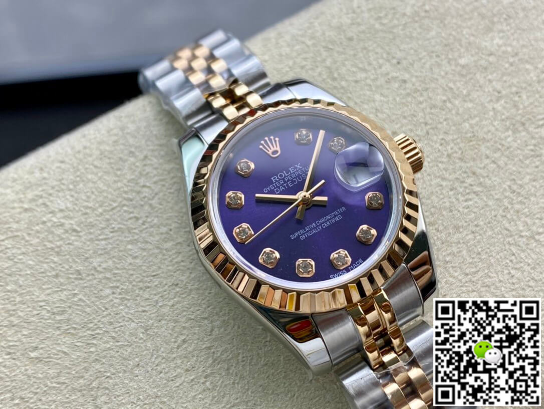 Replica R01ex Datejust M279171-0015 28MM 1:1 Best Edition BP Factory Purple Dial