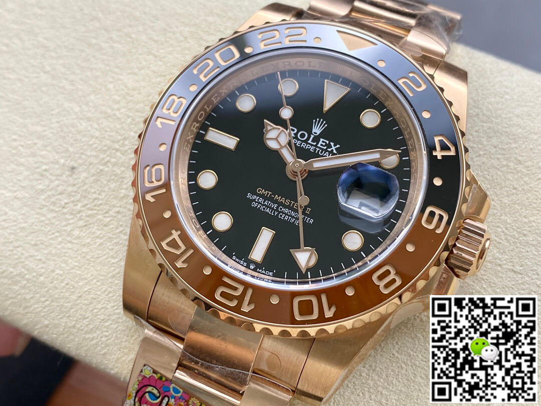 Replica R01ex GMT Master II M126715CHNR-0001 1:1 Best Edition Clean Factory Black Dial
