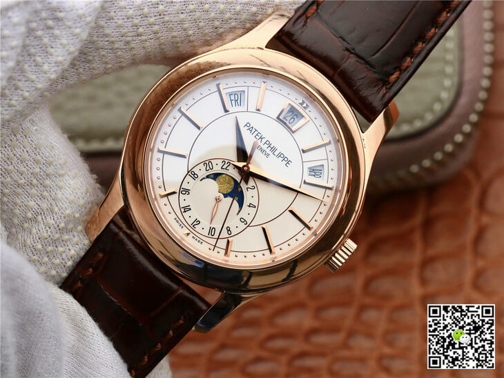 Replica Pat*k Phi1i*pe Grand Complications 5205R-001 1:1 Best Edition KM Factory Milky White Dial