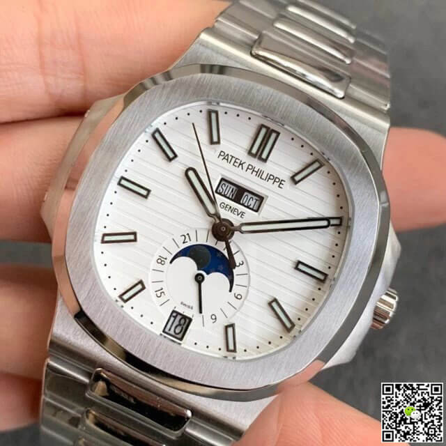 Replica Pat*k Phi1i*pe Nautilus 5726/1A-010 1:1 Best Edition GR Factory White Dial