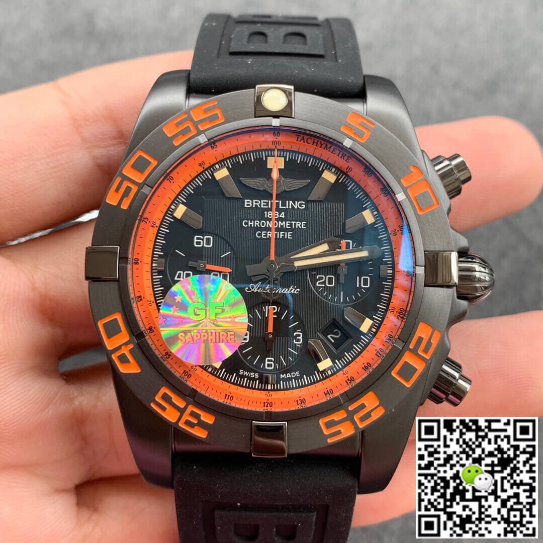 Replica Breitling Chronomat B01 MB0111C2.BD07.153S.M20D.2 1:1 Best Edition GF Factory Black Dial