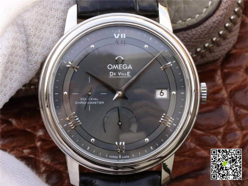 Replica 0me*ga De Ville Prestige 424.13.40.21.06.001 TW Factory 1:1 Best Edition Swiss ETA2824 Gray Dial