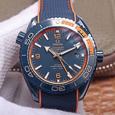 Replica 0me*ga Seamaster 215.92.46.22.03.001 1:1 Best Edition VS Factory Blue Ceramic Swiss ETA8906