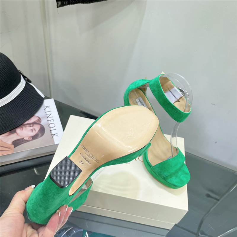 J1m*y Ch00 block heel sandals