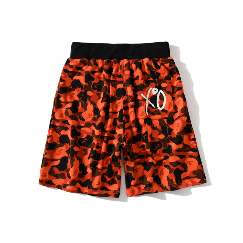 BAPE x XO Shorts Shark Camo Pants HDCP8755