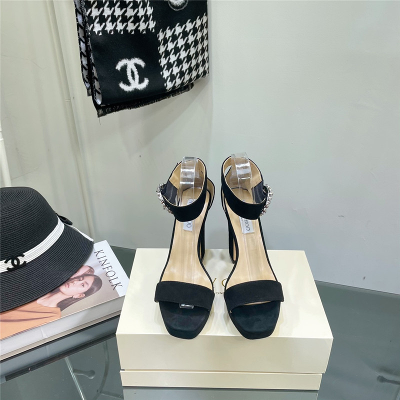 J1m*y Ch00 block heel sandals