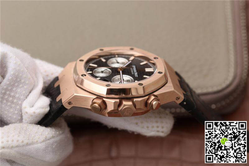 Replica Audemars P1g*et Royal Oak Chronograph 26331OR.OO.1220OR OM Factory 1:1 Best Edition Swiss ETA7750 Black Dial