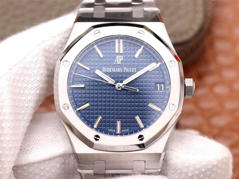 Replica Audemars P1g*et Royal Oak 15500ST.OO.1220ST.01 1:1 Best Edition ZF Factory Blue Dial Swiss ETA4302
